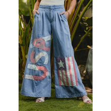 Load image into Gallery viewer, Vintage Flag Chambray Pant