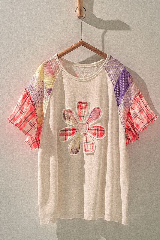 トップス Chah Chah FLOWER tee Daisy Flower Top – Cha Cha Cache