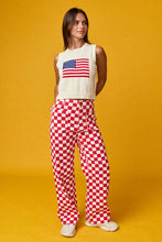 Load image into Gallery viewer, Demi Checker Pant- Red
