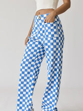 Load image into Gallery viewer, Demi Checker Pant- Royal
