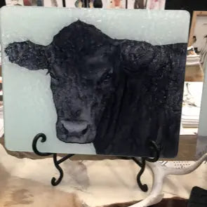 Glass Cutting Board- Angus