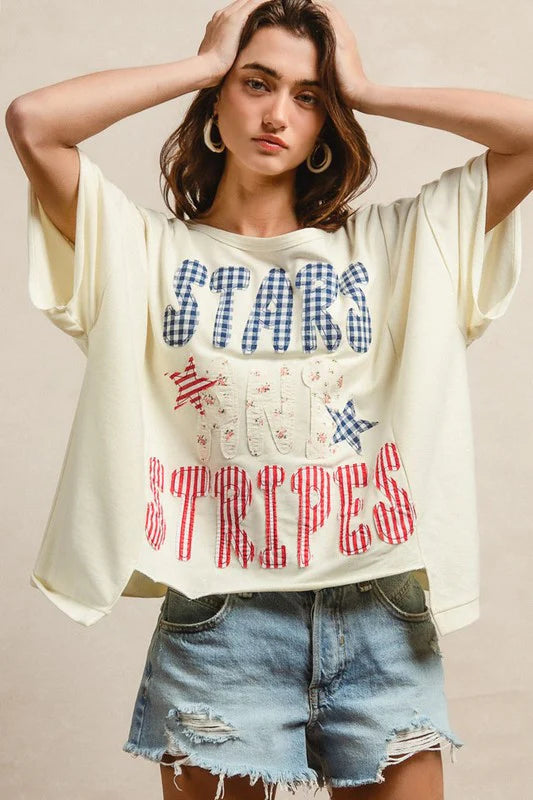 Patches + Stars Top
