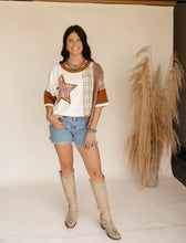 Load image into Gallery viewer, Plaid Star Top
