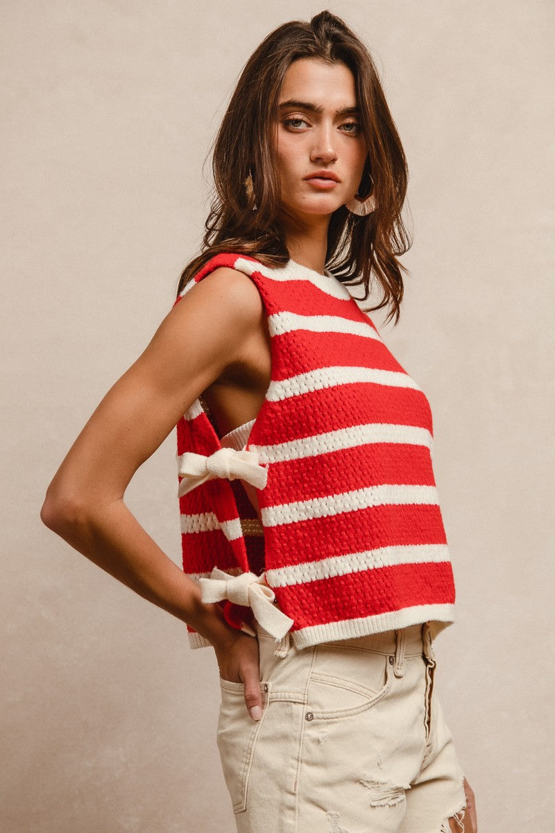 Striped Up Vest