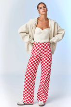 Load image into Gallery viewer, Demi Checker Pant- Red
