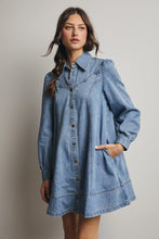 Load image into Gallery viewer, Denim Mini Dress
