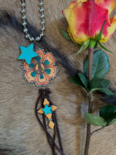 Load image into Gallery viewer, Flower Peace Sign Necklace
