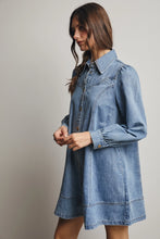 Load image into Gallery viewer, Denim Mini Dress
