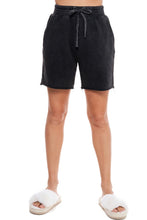 Load image into Gallery viewer, Raw Edge Sweatshorts- Black
