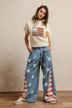 Load image into Gallery viewer, Stars + Stripes Flare Pant
