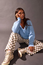 Load image into Gallery viewer, Demi Checker Pant- Brown
